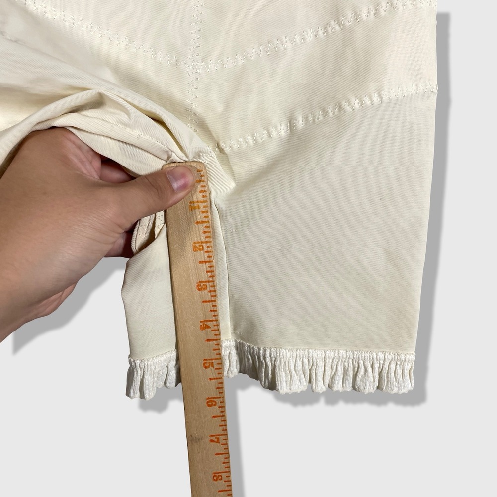 Vintage Girdle Shorts Women Medium Cream Coquette Cottagecore Retro Pinup - Picture 6 of 8